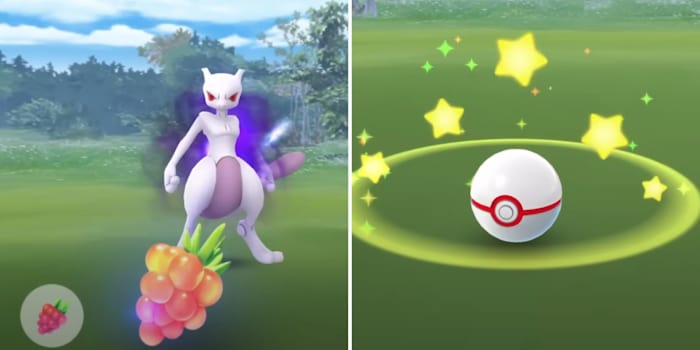 Pokemon GO Capturing Shadow Mewtwo